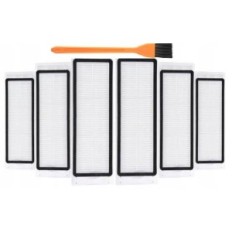 6x HEPA-suodattimet puhdistusrobottiin Xiaomi Roborock S5 S50 S55 S6 Max