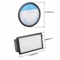 4x Filters for Vacuum Cleaner Tefal Power Cyclonic Ro371 Rowenta Compact Premium