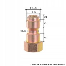 Rotary Turbo Ringtore mlaznica LAVOR VERTIGO 26 UPECT priključak 1/4 "