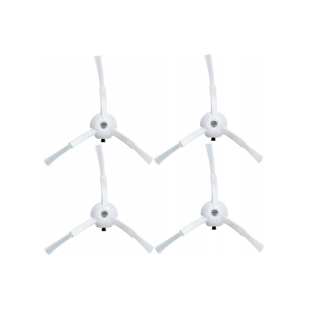 Pincel lateral 4x para Roborock S50, S55, S5, S6, S7, S8, E4, E5, Q5, Q7, Q8