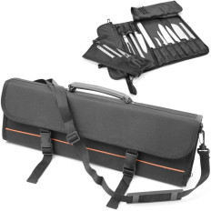 BOOK taske til 10 knive op til 450 mm 510 x 50 x 170 mm - Hendi 856277