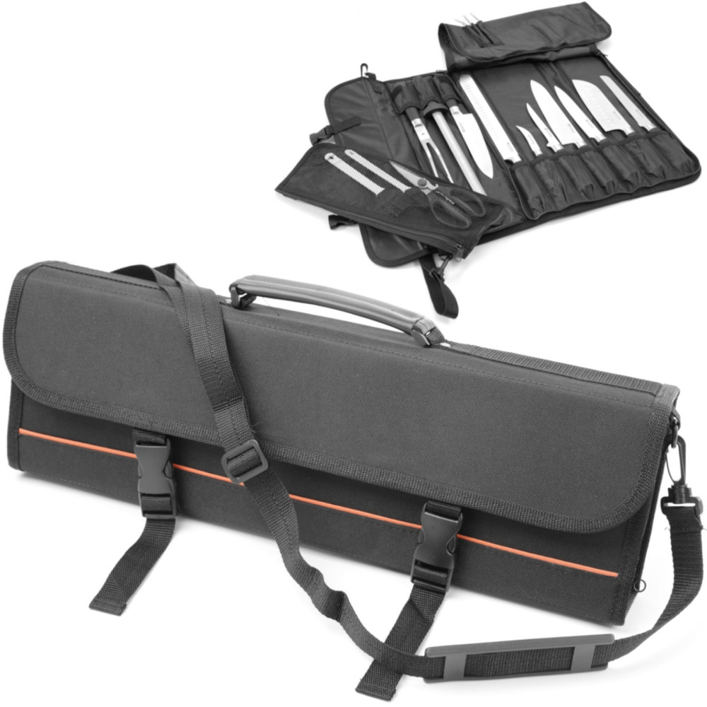 Boekzak voor 10 messen tot 450 mm 510 x 50 x 170 mm - Hendi 856277