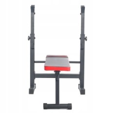 Banco da allenamento per esercizio con stand. Banco professionale