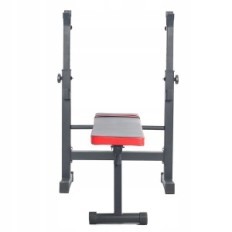 Banco de entrenamiento para ejercicio con soportes. Banco profesional