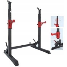 Står justerbar under Barbell Multi-Level Stand 350kg Kvalitet