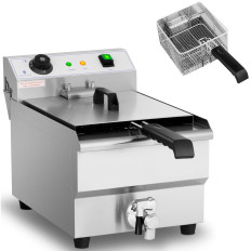 Elektrický fritéza nastaviteľný s spúšťačom spúšťača 230 V 3200 v 13 l