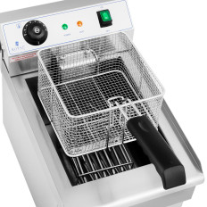 Elektrický fritéza nastaviteľný s spúšťačom spúšťača 230 V 3200 v 13 l