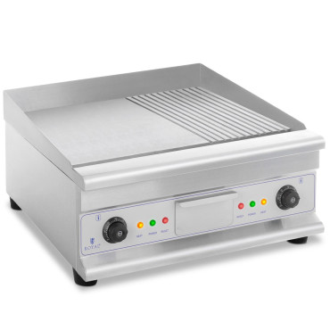 BBQ dubbelplatta dubbel slät cirkulerad med 230 V 2x 3200 fettlåda