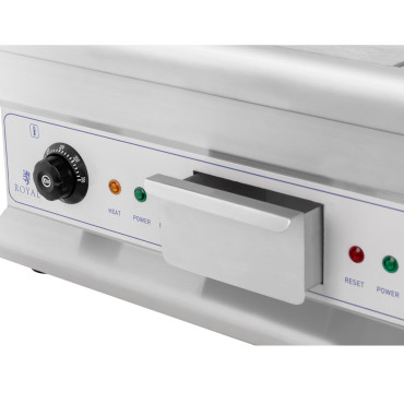 BBQ dubultā plāksne Double gluda cirkulācija ar 230 V 2x 3200 FAT atvilktni