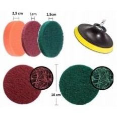 MEGA SET 25PCS FOR RENGJØRING RENGJØRING Upholstery Børster til borepute