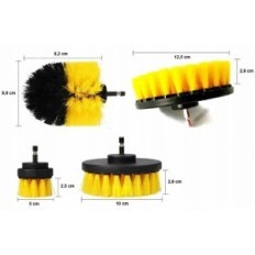 Mega Set 25pc puhastamiseks puhastuspolster harjad puurpadja