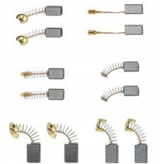 Sett 10pcs karbonbørster for boremaskin 6x9 6x10 7x11