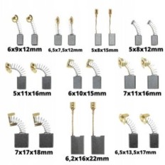 Ρυθμίστε τις βούρτσες άνθρακα 10pcs για τη μηχανή διάτρησης 6x9 6x10 7x11