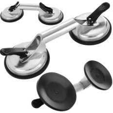 Sugekopphåndtak for glassglass Glaze fliser 2x120mm aluminium pro