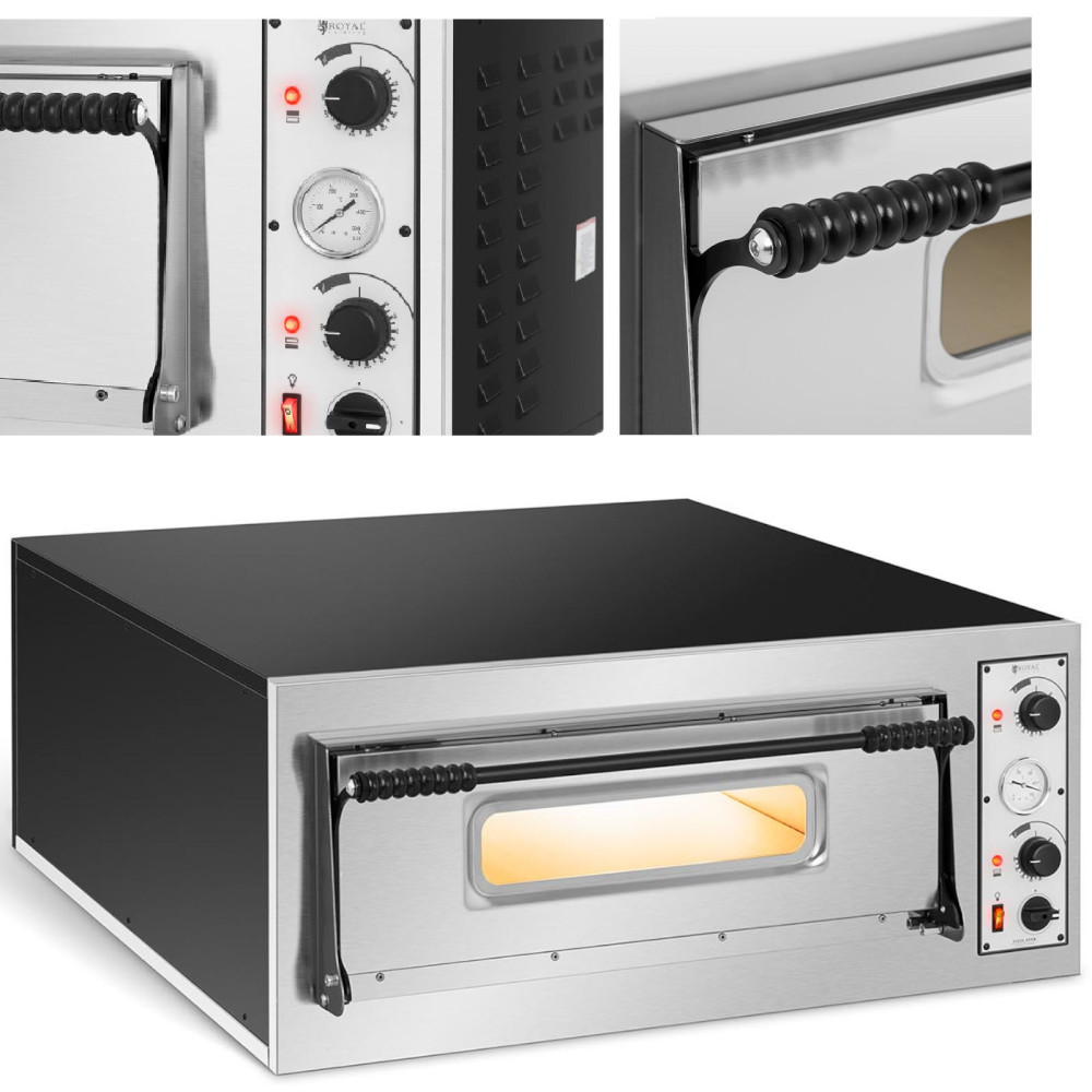 Profesionali picos viryklė. Elektros vienos kameros 6 pizz. 32 cm 400 V 7200 Italijoje