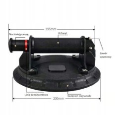 Holder Vákuum szívó csésze üveg csempe üveg pumpa máz