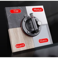 Suction cup holder with pressure gauge for tile glaze 300kg mechanical