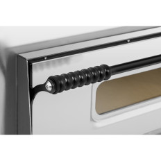 Professionel pizzaovn. Elektrisk enkammer 6 pizz. 32 cm 400 V 7200 i Italien