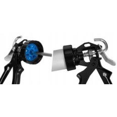 Squeezer tubico per pistola per sigillante per silicone mas 600ml + punta