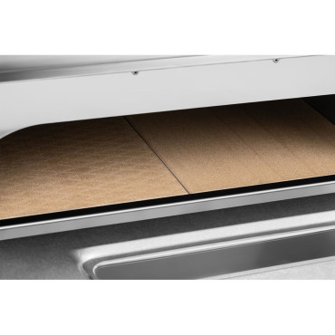 Professionel pizzaovn. Elektrisk enkammer 6 pizz. 32 cm 400 V 7200 i Italien