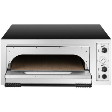 Professionel pizzaovn. Elektrisk enkammer 6 pizz. 32 cm 400 V 7200 i Italien
