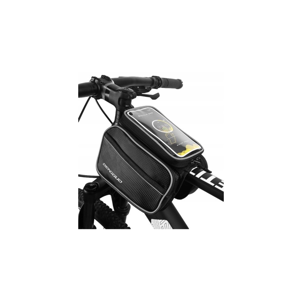 Stor sykkel bag veske case holder saken touch touch deksel