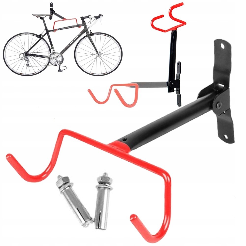 Cykelhängare cykelvägghandtag på väggen. Praktisk krok 15 kg