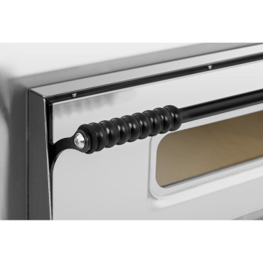 Profesjonell elektrisk pizzaovn. To-kammer 8 pizza ons. 32 cm 400 V 9400 i Italia