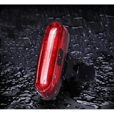 Fietslamp Achterfiets Lamp Batterij Achter COB USB Sterke 120LM ABS