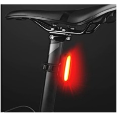 Lampe à vélo de la lampe de vélo arrière de la batterie arrière de la batterie USB USB forte 120LM ABS