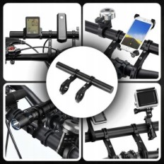 Steering wheel holder Additional metal bicycle steering wheel for bicycle