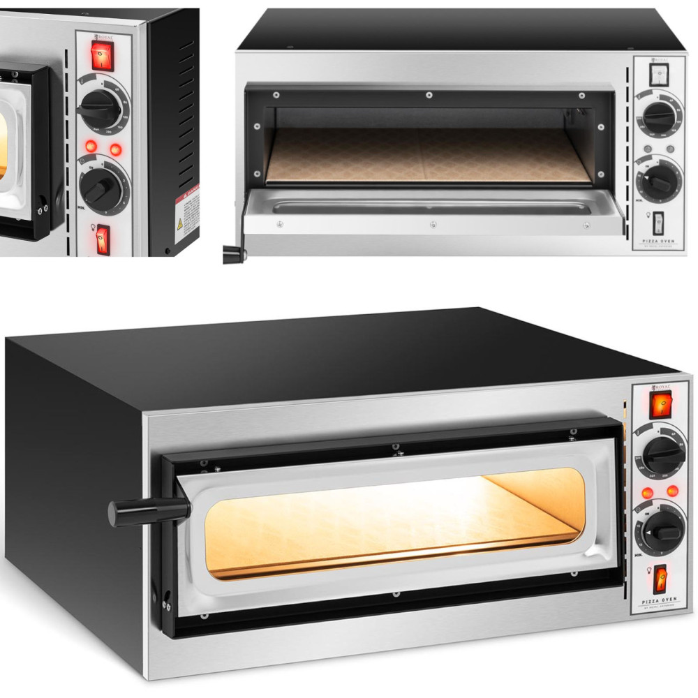 Viena kamera picas krāsns ar stiklu 1 picu trešdiena 32 cm 230 V 1600 Itālijā