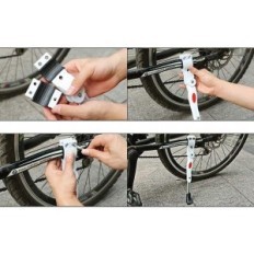 Fotstöd Justerbar cykelcykelcykelfot p1cz