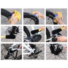 Mega-kit voor het reinigen van een fietsketen voor zorgketen