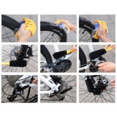 Mega-kit voor het reinigen van een fietsketen voor zorgketen