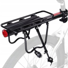 Tronco de bicicleta de alumínio forte costas universal 50kg para bicicleta