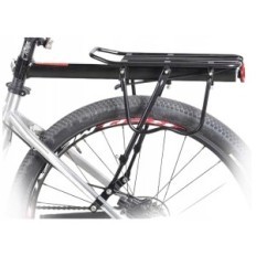 Tronco de bicicleta de alumínio forte costas universal 50kg para bicicleta