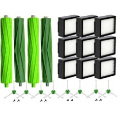 Conjunto de escovas Rollers Filtros Irob Roomba J7 E4 E6 E7 I3 I4 I5 I7 I7 I8