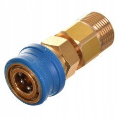 Quick coupling seat 1/4 thread m22 connector for a lancy gun