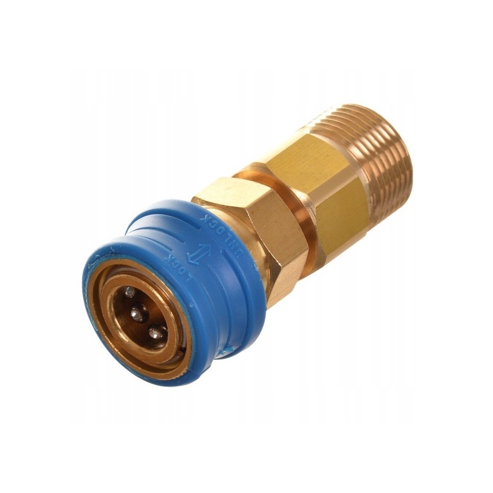 Quick coupling seat 1/4 thread m22 connector for a lancy gun