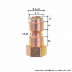 Ant purkštukų rinkinys ant greito sujungimo už Karcher HD M22 F chemijos rinkinys