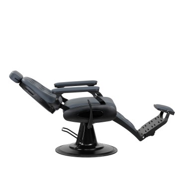 Gabbiano Francesco borbélyszék fekete grafit — oldalnézet