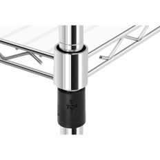 Seminārs Chrome stieples plaukts 4 plaukti + 4 paklāji līdz 1 t 1000 kg 90x45x180 cm