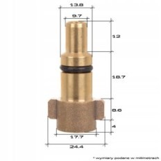 Nilfisk Stihl adapter for combining Karcher K washer