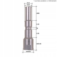 Μείωση Bayonet Plug Kew Nilfisk Γρήγορη σύζευξη M22 Ποιότητα