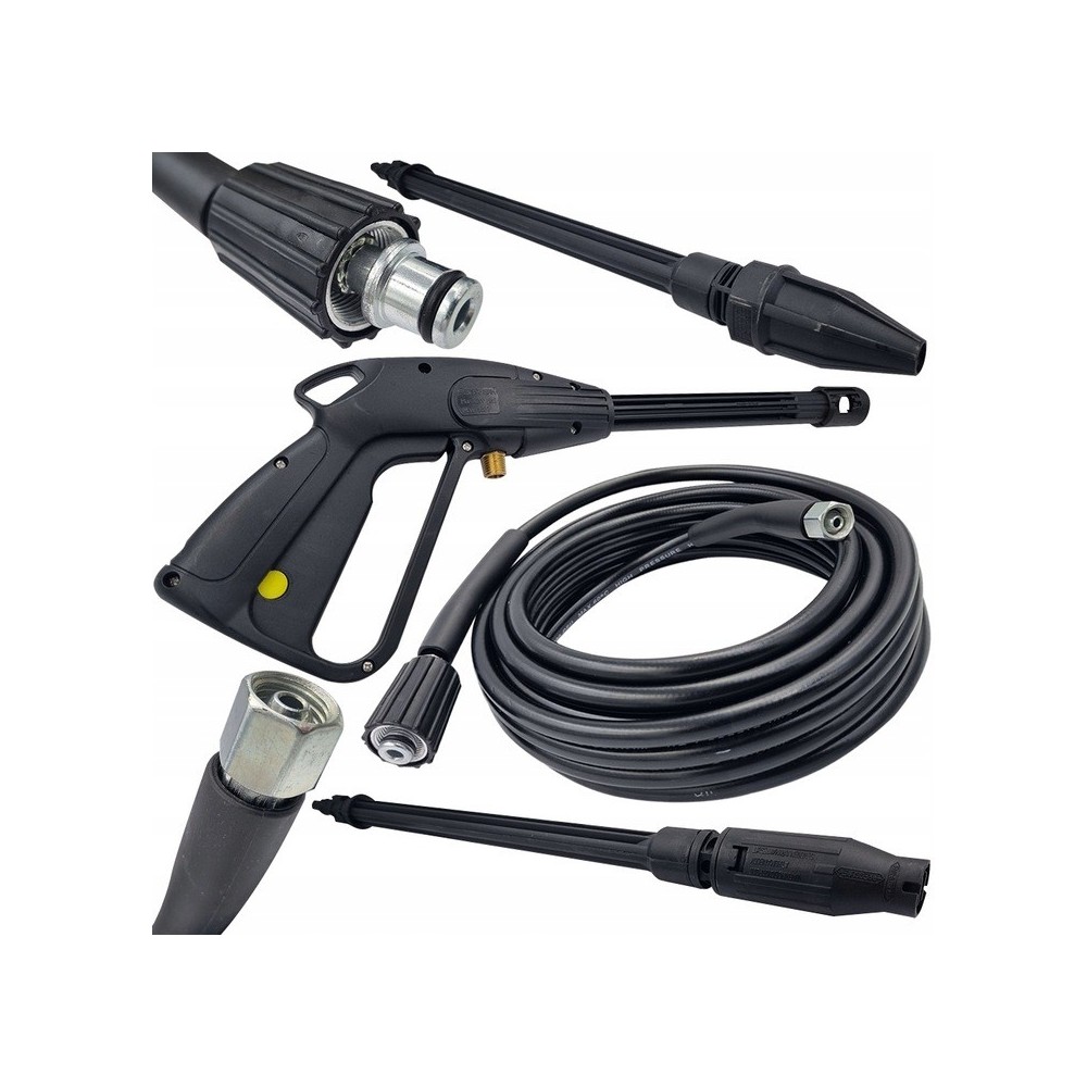 Pistool LANCA voor druk washandje roterende mondstuk + slang 5 m set