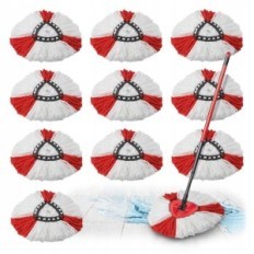 10 x mop Vileda Easy Wrete Clean Turbo Rotary Ultra