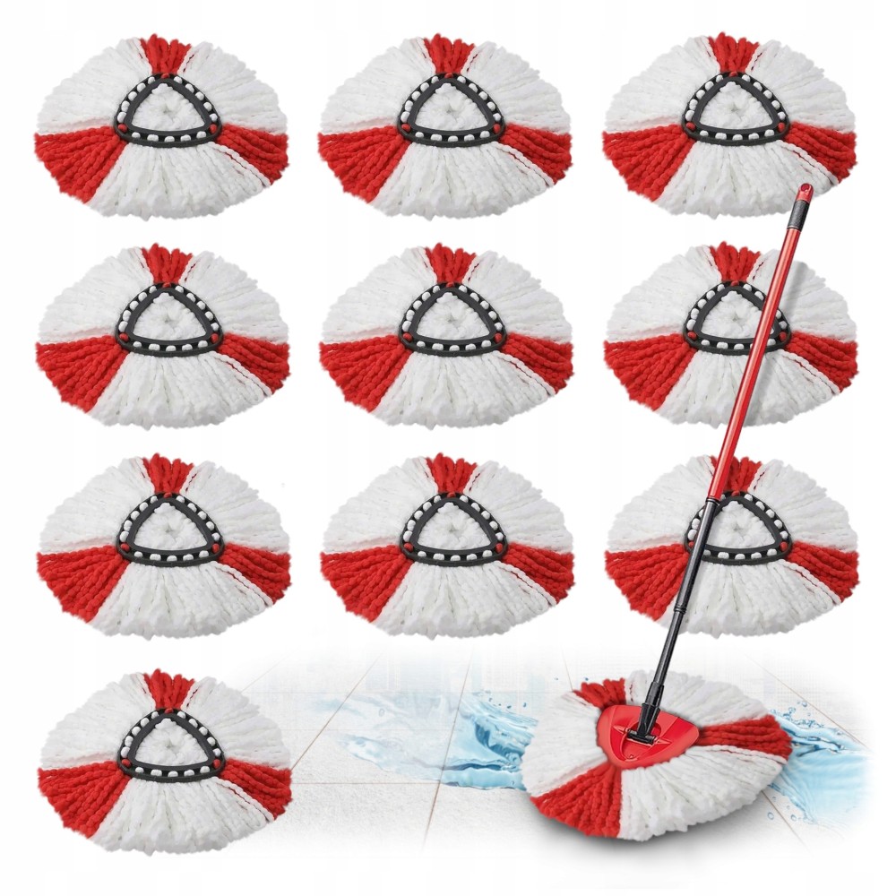 10 X MOP VILEDA EASY WRING CLEAN TURBO ROARY ULTRA