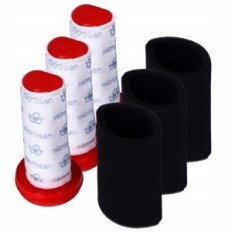 2x filterwaschbare Filter für den Staubsauger BOSCH-Serie Serie 4 FLEXXO + Pinsel
