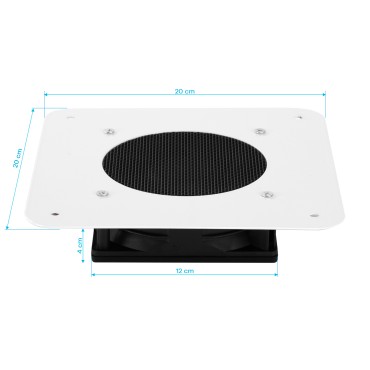Momo X1W 100W Aspiratore di Polvere Professionale Incasso Bianco — vista frontale